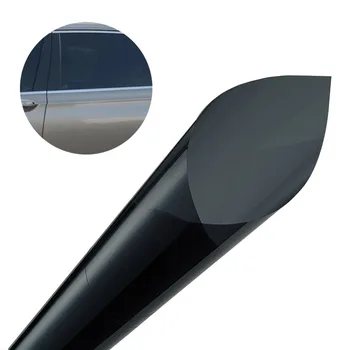 50*300CM Masina Fereastră Tentă VLT 5% Perdele de Nuanțare Film de Protecție Solară parasolar Auto Pentru geamurile Laterale
