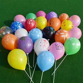 50PCS/100BUC 12inch Latex Romantic Rotund Baloane Gonflabile Decor de Nunta Imprimate Bile de Aer Fericit Ziua de naștere Petrecere Baloane