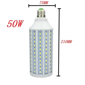 50W 60W 80W 100W LED-uri de Porumb bec Lumina E26 E27 E39 E40 B22 luminozitate Ridicată 110 220V Porumb Lampa Casa Interior Exterior de iluminat stradal