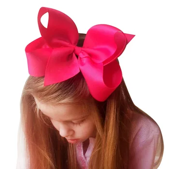 5Pcs/Lot 6 Inch Fată Nou-născut Panglică Arcuri Clipuri Ac de păr de Fată hairbows Boutique Clip de Păr Headware Copii Accesorii de Par