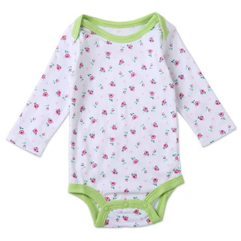 5PCS pentru TRIPLEȚI Bumbac Corp pentru Sugari Bebes Maneca Lunga Îmbrăcăminte Salopeta Tipărite Baby Boy Fata de Tripleți