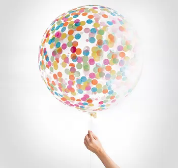 6pcs/lot 36 inch Confetti, Baloane Gigant Clar Baloane Petrecere de Nunta de Petrecere, Decoratiuni Petrecere de Ziua Furnizorii Baloane cu Aer