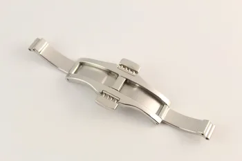 6x22mm Curea de Ceas Fluture catarama din otel Inoxidabil incuietoare Pentru T97 R463 Solid de oțel cataramă de Argint
