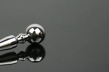 7*75.5 mm din oțel inoxidabil penis plug uretral dilatator capul mingea jucarii sexuale A905