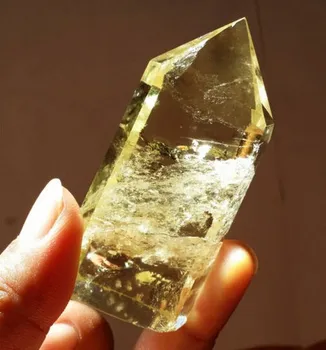 70g pietre naturale si cristal de citrin cristal de cuarț bagheta punct de vindecare ca cadou