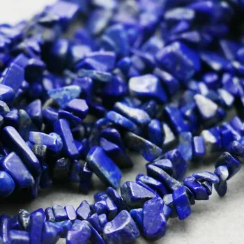 86cm Populare Lapis Lazuli Liber Rupt Margele Pietre Naturale Neregulate Brățară Colier Pentru Femei Fete Lanț de Mână Bijuterii