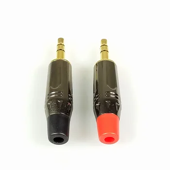 8pcs/4pairs jack stereo de 3.5 mm placat cu aur de sex masculin 3.5 plug conector microfon audio video 3.5 adaptor microfon 3.5 converter
