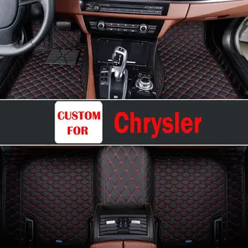 A plecat de Conducere Model Styling Personalizat pentru Interior din Pvc Stil Lux din Piele Auto Covorase ornamente Pentru Chrysler 300c Grand Voyager