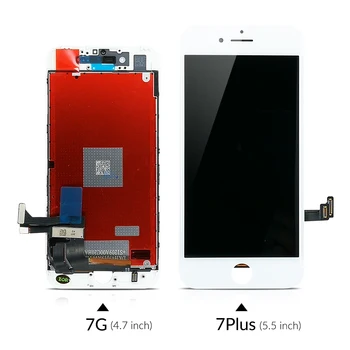 AAA Calitate 4.7 5.5 inch Fața Ecranului LCD Pentru iPhone 7 8 Plus Display LCD Digitizer Touch Ecran Înlocuire Ansamblu Cu Instrumente