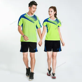 Adsmoney Bărbați Femei badminton tricou cu pantaloni scurți, fusta din Jersey Seturi de sport Treninguri Uniforme kituri de formare de tenis de tricouri Personalizate