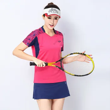 Adsmoney Bărbați/Femei de Tenis costume cămașă de Funcționare în aer liber de sport antrenament îmbrăcăminte badminton tricou tenis de masa haine tee how pentru a juca