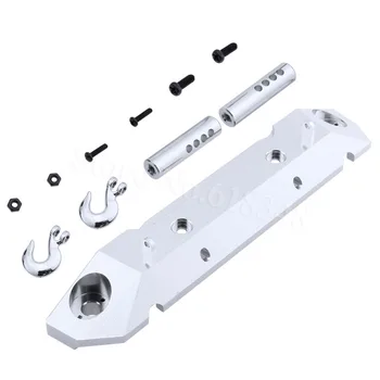 Aliaj de aluminiu Bara Spate cu Metal Cârlig de Remorcare pentru 1/10 Axial SCX10 RC Rock Crawler Hop Părți AX80126 CNC Prelucrate