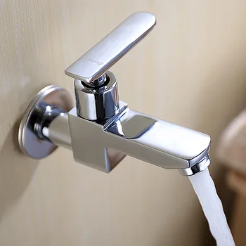 Aliaj de Zinc montate pe perete robinet unică rece ceramice bobina robinet pentru bucatarie chiuveta baie torneira face banheiro