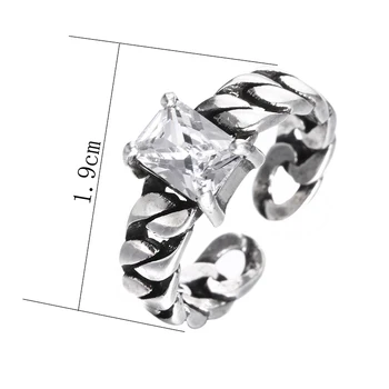 Argint 925 argint thai strălucitoare cz zircon moda doamnelor'finger inele de nunta pentru femei bijuterii cadou femei ieftine inel