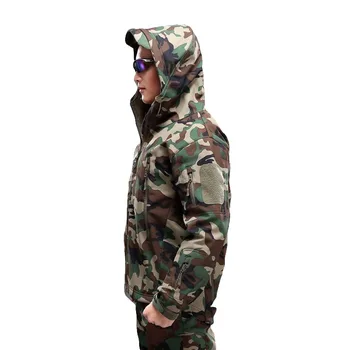 Armata Tactici de sex masculin Hanorac Impermeabil Pelerina de ploaie caldă de camuflaj Haina Militară a Armatei Sacou Bărbați îmbrăcăminte Paltoane