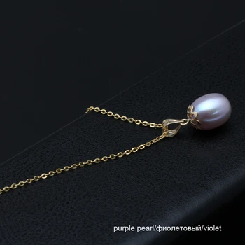 Aur de 18K pandantiv Bijuterii perla coarne coliere & pandantiv pentru iubitorii pandantive perle s925 argint coliere lanț de bijuterii fine