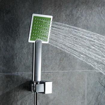 BAKALA 8 inch Baie, duș cu efect de ploaie robinete Verde ABS capul mână de duș pentru Cadă Duș Sistemul