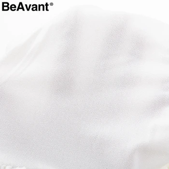 BeAvant Sexy v gâtului fara spate rezervor de top pentru femei 2018 Zburli scurtă tricou dantelă bretele rezervor de sudoare de Vară streetwear casual culturilor sus