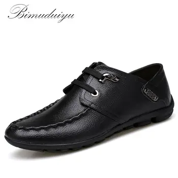 BIMUDUIYU Brand Cald în Iarna Primavara Vara Pantofi Casual Plat Bărbați Clasic Haimana Pantofi Respirabil de Conducere Confortabil Pantofi