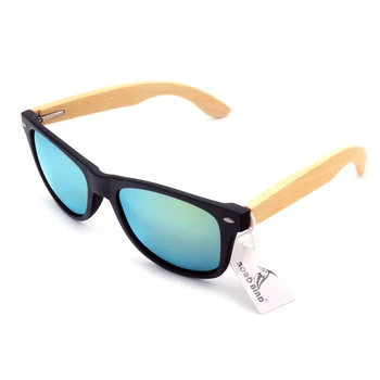 BOBO PASĂRE CG004 Handmade Colorate Polarizate Pătrat Ochelari de Soare Femei Bambus & Cadru de Plastic Ochelari oculos de sol feminino OEM