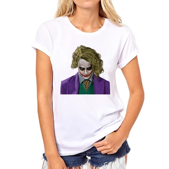 Bărbați Femei Retro Tricou Batman Clovn Amuzant Serios Joker Sânge Alb T-Shirt Harajuku Tricouri Moda Clovn Alb T Shirt 32W-13#