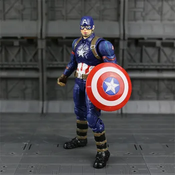 Captain America Civil War Acțiune Panteră Neagră De Iarnă Soldat Falcon Scarlet Witch Viziune Hawkeye Acțiune Figura Jucarii Model N033