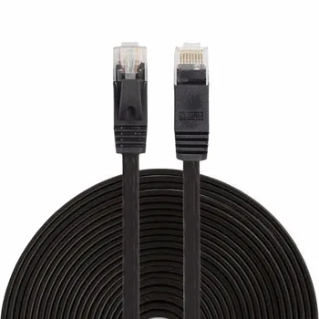 CAT6 Ultra-subțire Plat Rețea Ethernet LAN Cablu pentru Calculator, Router, Laptop, Patch Duce RJ45 Rețea LAN Cabluri de 7,6 m/8m/10m/15m