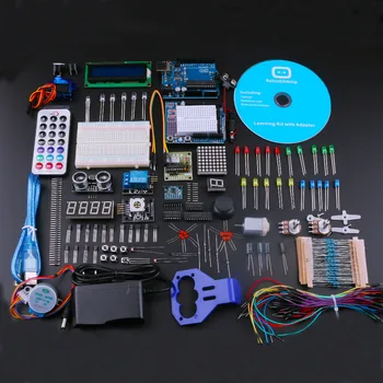 Cel Mai bun DIY Kituri Starter Pentru Uno R3 electronice diy kit Cu Tutorial / Power Supply Kit de Învățare UE Plug