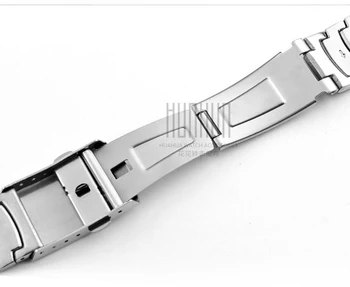 Cele mai recente Potrivit pentru Casio EF-512D curea din otel inoxidabil curea cu accesorii ceas
