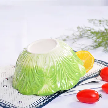 Ceramica Iepuri Castron Varza Preparate în stil Iepuri Farfurie Salata de Fructe Bol cu Tacamuri Petrecere Acasă Decor Mese Consumabile