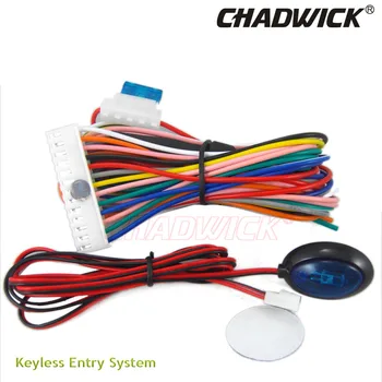 CHADWICK 8113B Universal Sistem de Intrare fără cheie pentru Mașina Automată de la Distanță Central de Blocare a Ușii Vehiculului Inchidere centralizata cu indicator led