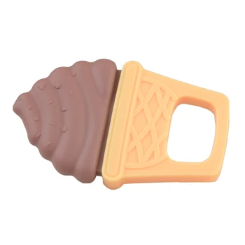 Chenkai 5PCS BPA Gratuit Silicon inghetata Teether Masticabile Pandantiv Nursing DIY Copil de Dus Suzeta Dummy Senzoriale Jucărie Accesorii