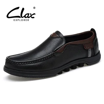 CLAX Bărbați Rochie Neagra Pantofi 2018 Toamna din Piele Pantofi din Piele Afacere Formală Pantofi Nunta Încălțăminte de Brand de Lux