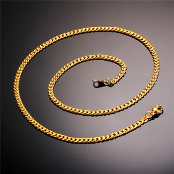 Collare Cubanez Link-ul Lanț Colier Barbati 316L din Oțel Inoxidabil Auriu/Negru Culoare Lanț Colier en-Gros Bărbați Bijuterii N548