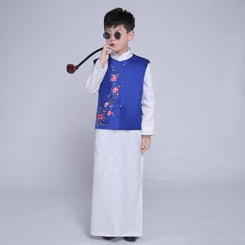 Copii Chinezi Dans Popular Costum de Băiat Chineză Tradițională, Halat de Copii Vechi Hanfu Cosplay Îmbrăcăminte pentru copii Dinastiei Tang Dans