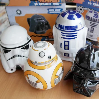 Creative Star Wars BB-8 Robot de Portelan Cana de Personalitate Ceramice Ceașcă de Cafea Distractiv Ceașcă de Ceai Zakka Pahar pentru Copii Prieten Cadou