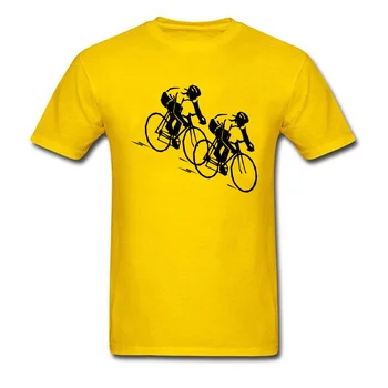 Cursa De Biciclete Tricou Barbati Amuzant Ciclu Camasi Bumbac Respirabil Tesatura Haine Populare De Moda Cool T-Shirt Transport Gratuit