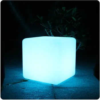 D10,D13,D15,20cm RGBW culoare reîncărcabilă iluminate cub Impermeabil Decorative led cub de iluminat, transport Gratuit 1 buc