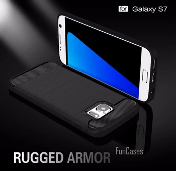 De lux Dotate Caz pentru Samsung Galaxy S7 Edge Caz sFor fundas Samsung S7 Caz Acoperire G9300 SM-G9300 / G9350 samsun sumsung