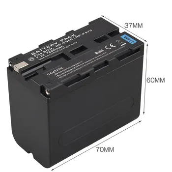 De mare Capacitate 2x 7800mAh NP-F970 NP-F960 NP-F970 NP F960 aparat de Fotografiat Digital Baterie + Incarcator USB pentru Sony NP-F960 NP-F970 Baterie
