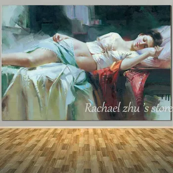 De Înaltă Calitate Clasic De Arta De Imprimare Pictura In Ulei Pe Panza Sexy Nud De Femeie De Dormit Imagini De Perete Tablou Pentru Decor Acasă
