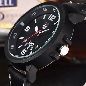 De înaltă Calitate de Brand de Lux XINEW Ceasuri Barbati Data Ceas Militar Cuarț Ceas rezistent la apa Ceasul de Afișare Săptămână Reloj Hombre