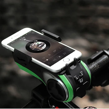 Difuzor Bluetooth Smart Impermeabil Vorbitor de Biciclete music player Mp3 player Lanterna LED-uri Power bank 4400mah Bicicleta Difuzor Audio