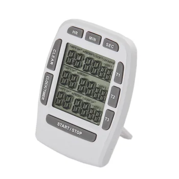 Digital LCD cu Timer Bucătărie Magnetic Cronometre de Gătit Timer 3 canal de Afișare Ore/Min/Sec AM/PM Gadget-uri de Bucătărie Instrumente de Gătit