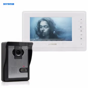 DIYSECUR 600TVLine Camera HD de 7 inch TFT Color LCD de Afișare Video interfon Interfon Sonerie Viziune de Noapte
