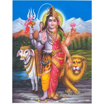 Domnul Shiva 5D Diamant Broderie Religie Diy Diamant Pictura cruciulițe Pătrat de Mozaic de Imagini, Decorare Perete DF559