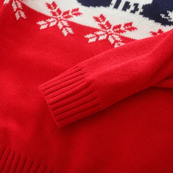 Dublu pulover bumbac cerb de Crăciun pulover baieti haina babys pulover cadouri