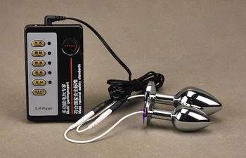 Electro terapie de șoc anal plug electro stimulare anala specul electric dop de fund jucarii sexuale pentru cupluri jocuri pentru adulți jucarii sexuale