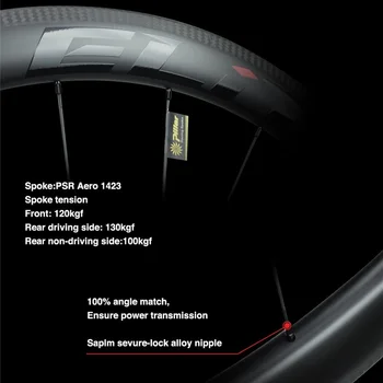 Elita SLR Carbon Biciclete Rutier Volanul Drept Trage Rezistență Scăzută Ceramice Hub 25/27mm mai Larg Tubulare Decisiv Tubeless 700c osiei montate