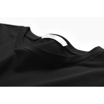 Enjeolon brand 2018 bumbac tricou barbati 3 cuvinte de culoare de imprimare îmbrăcăminte o gâtului maneca scurta, haine casual, haine T7133